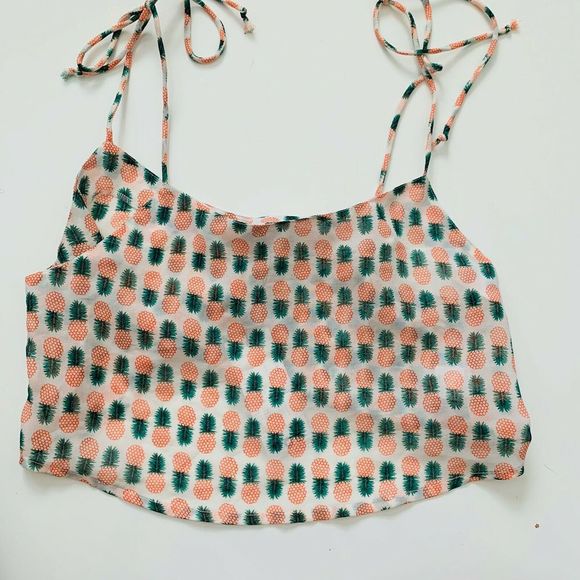 Boohoo Emily Pineapple Sheer Cami Short Beach Set - Picture 7 of 7